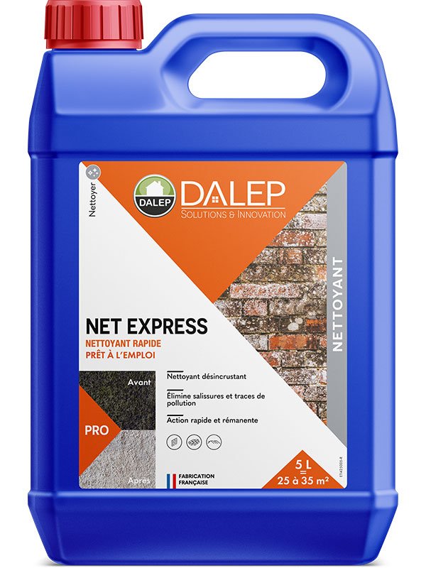 DALEP NET EXPRESS 5L - Anti-mousse toiture façade terrasse - Traitement biologique